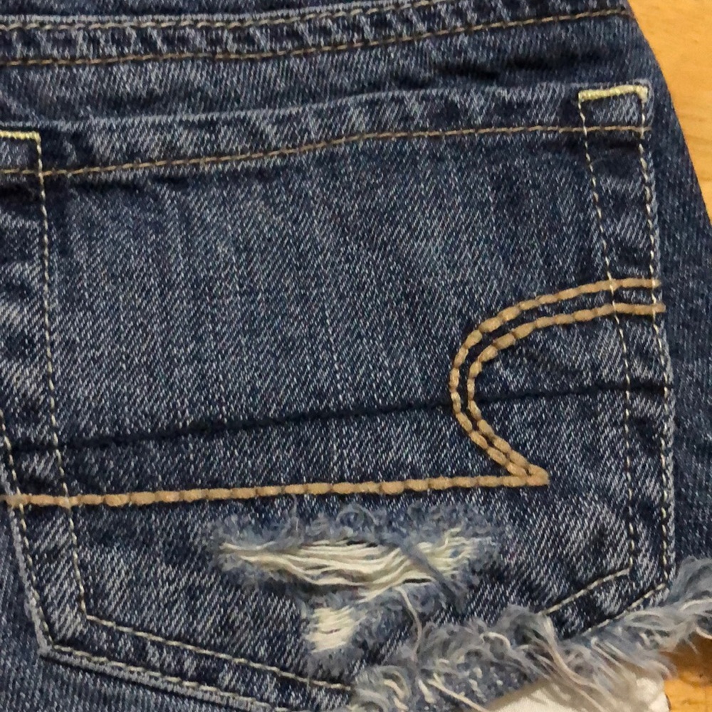 AMERICAN EAGLE 00 SHORTS WITH SEQUIN BLING POCKETS - Picture 8 of 8